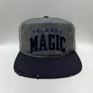 Rare Vintage NBA Starter Orlando Magic Wool Arch Snapback Hat